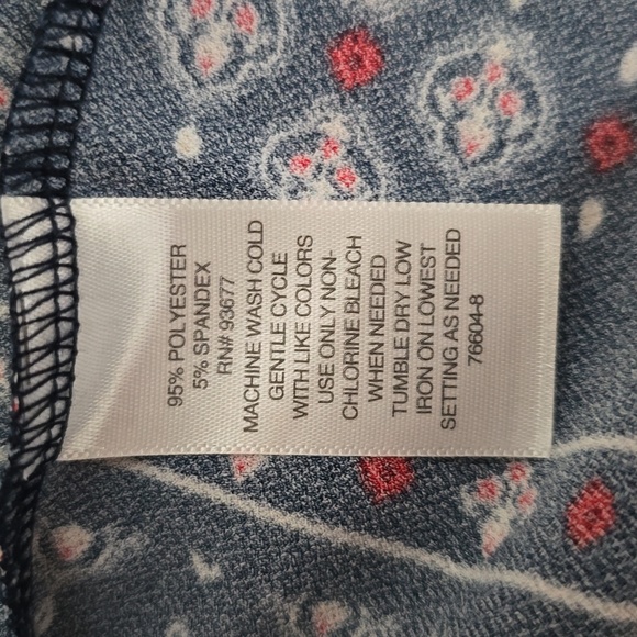 LIZ CLAIBORNE BRAND WOMEN'S SLEEVELESS NAVY SUMMER TOP SIZE LARGE - Picture 10 of 10